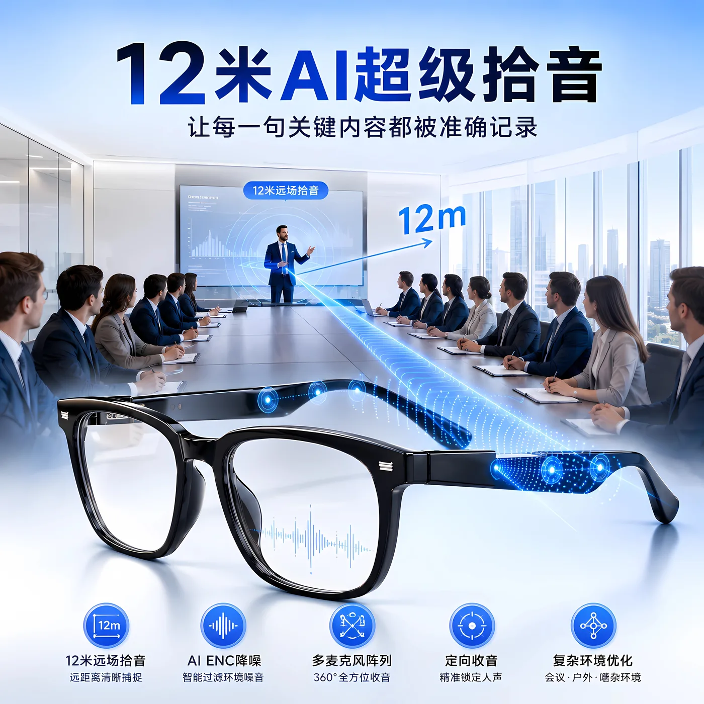 12米定向拾音